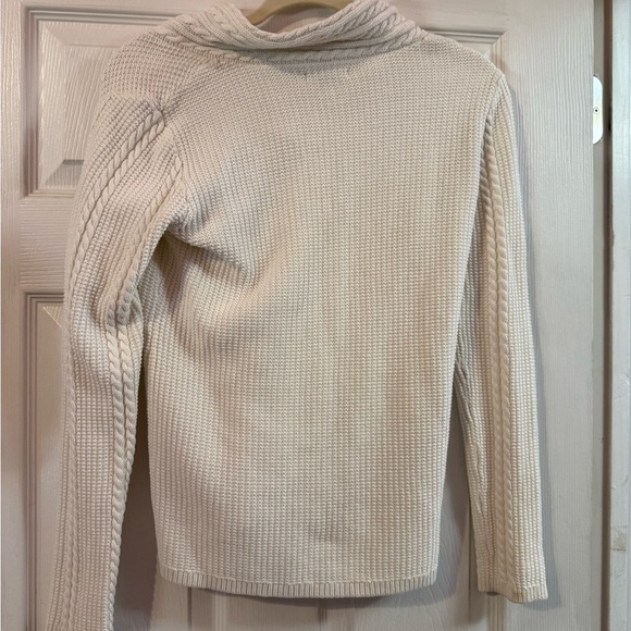 Nautica Ivory Cable Knit Sweater - Picture 3 of 4